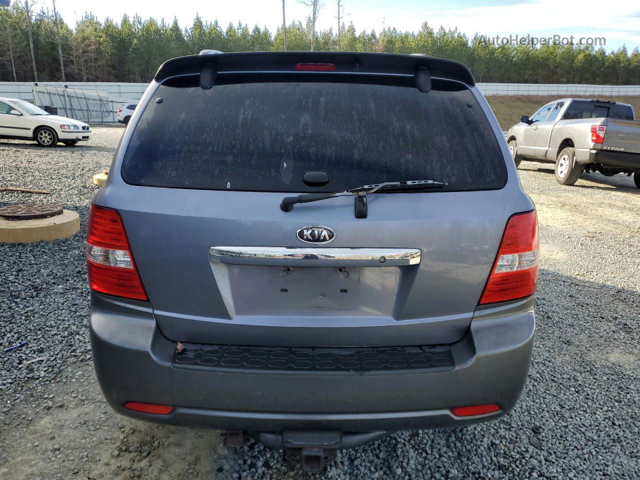 2008 Kia Sorento Ex Gray vin: KNDJD736185769610