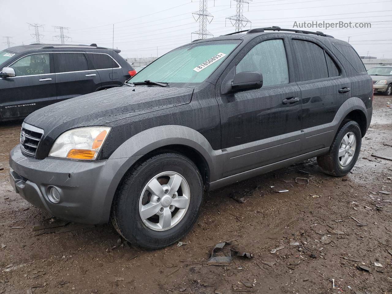 2008 Kia Sorento Ex Black vin: KNDJD736185781157