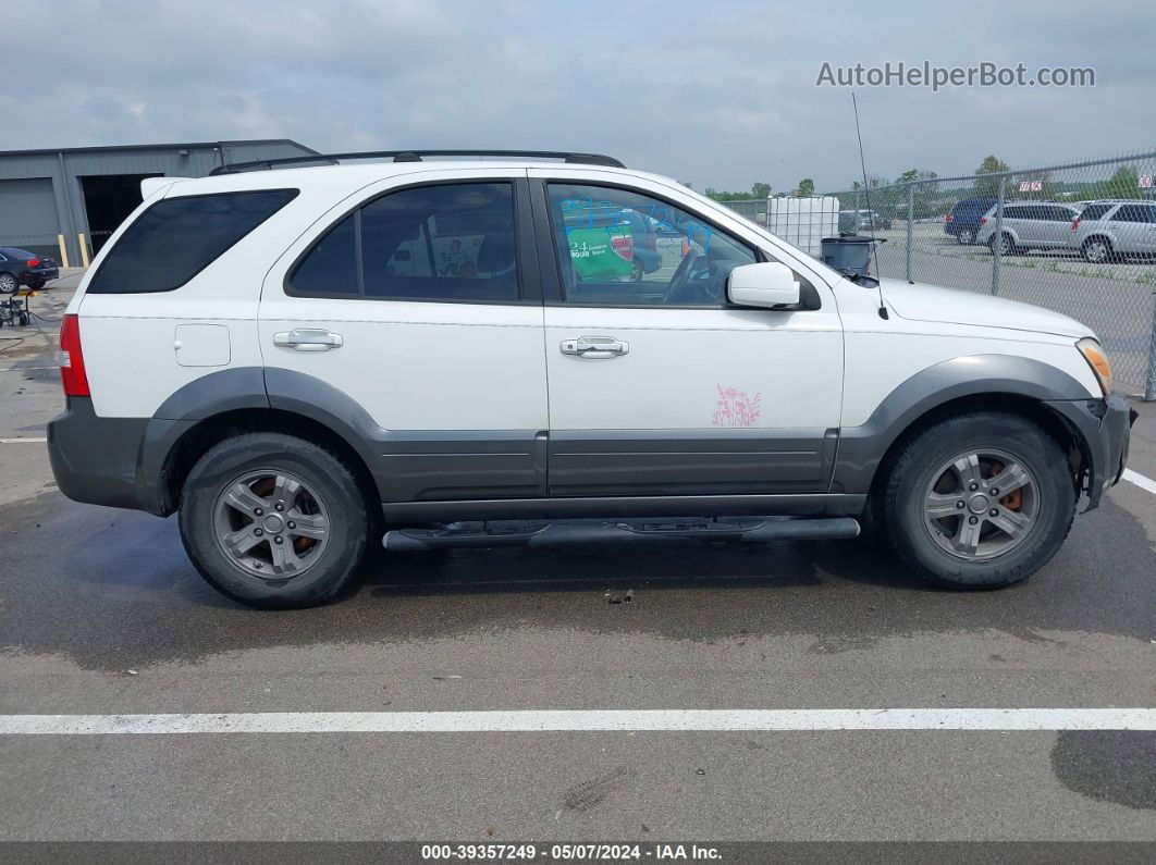 2008 Kia Sorento Ex White vin: KNDJD736185832348