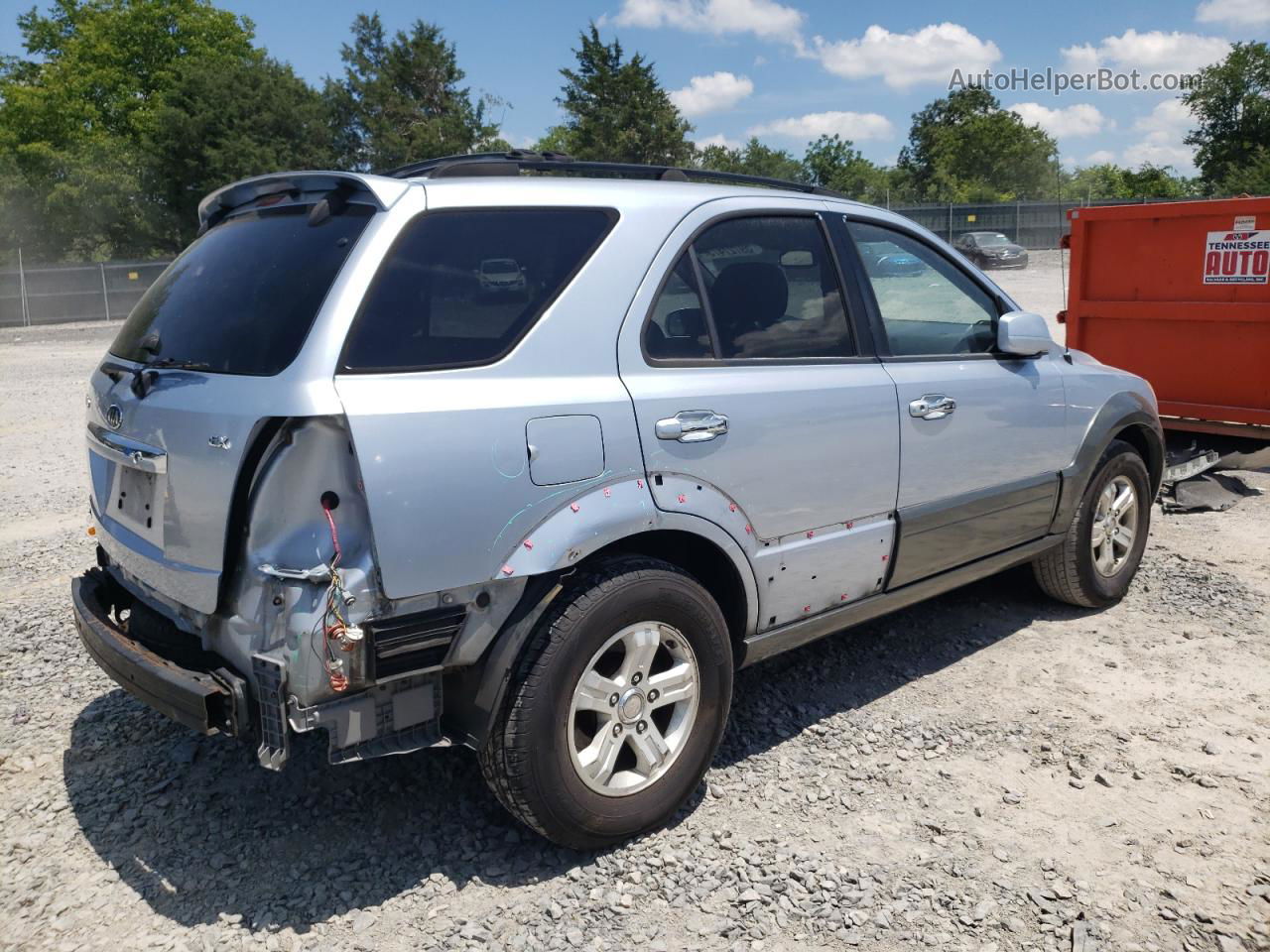 2008 Kia Sorento Ex Blue vin: KNDJD736485796803