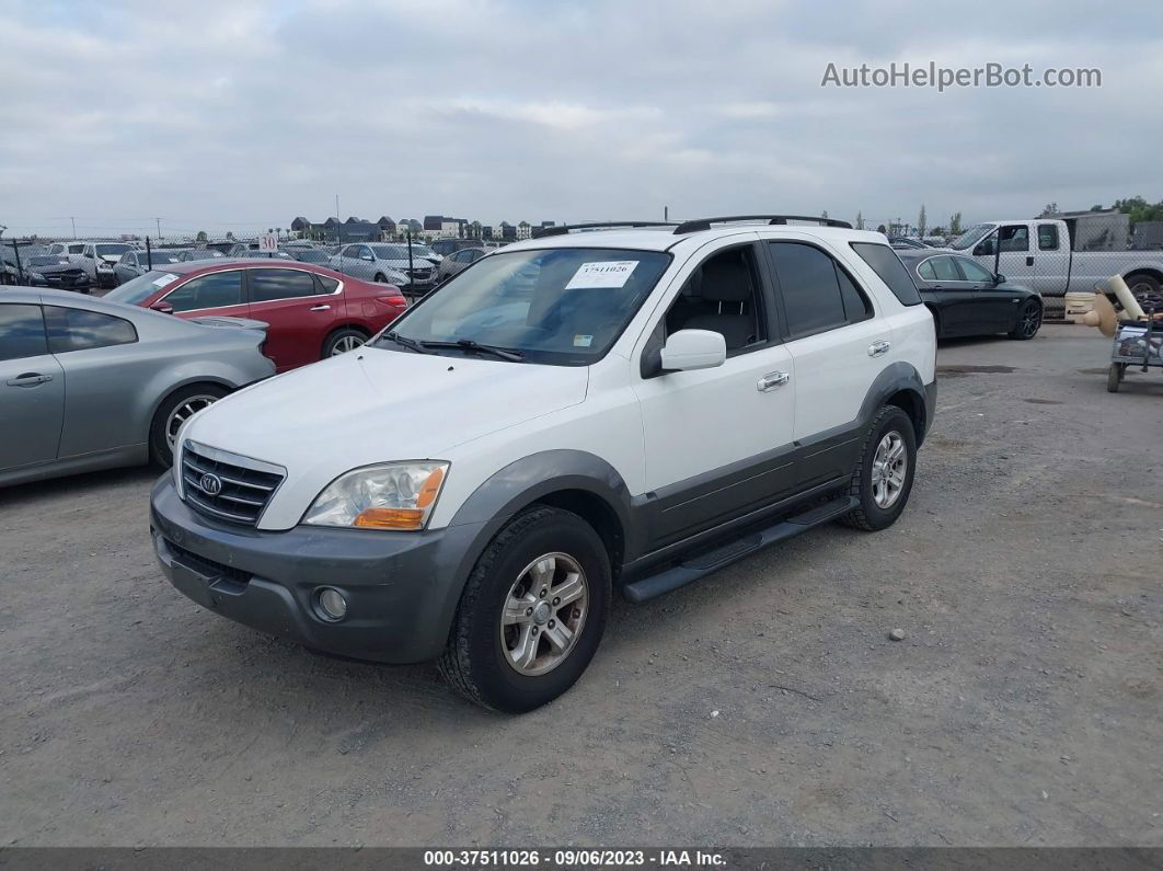 2008 Kia Sorento Ex White vin: KNDJD736685789805