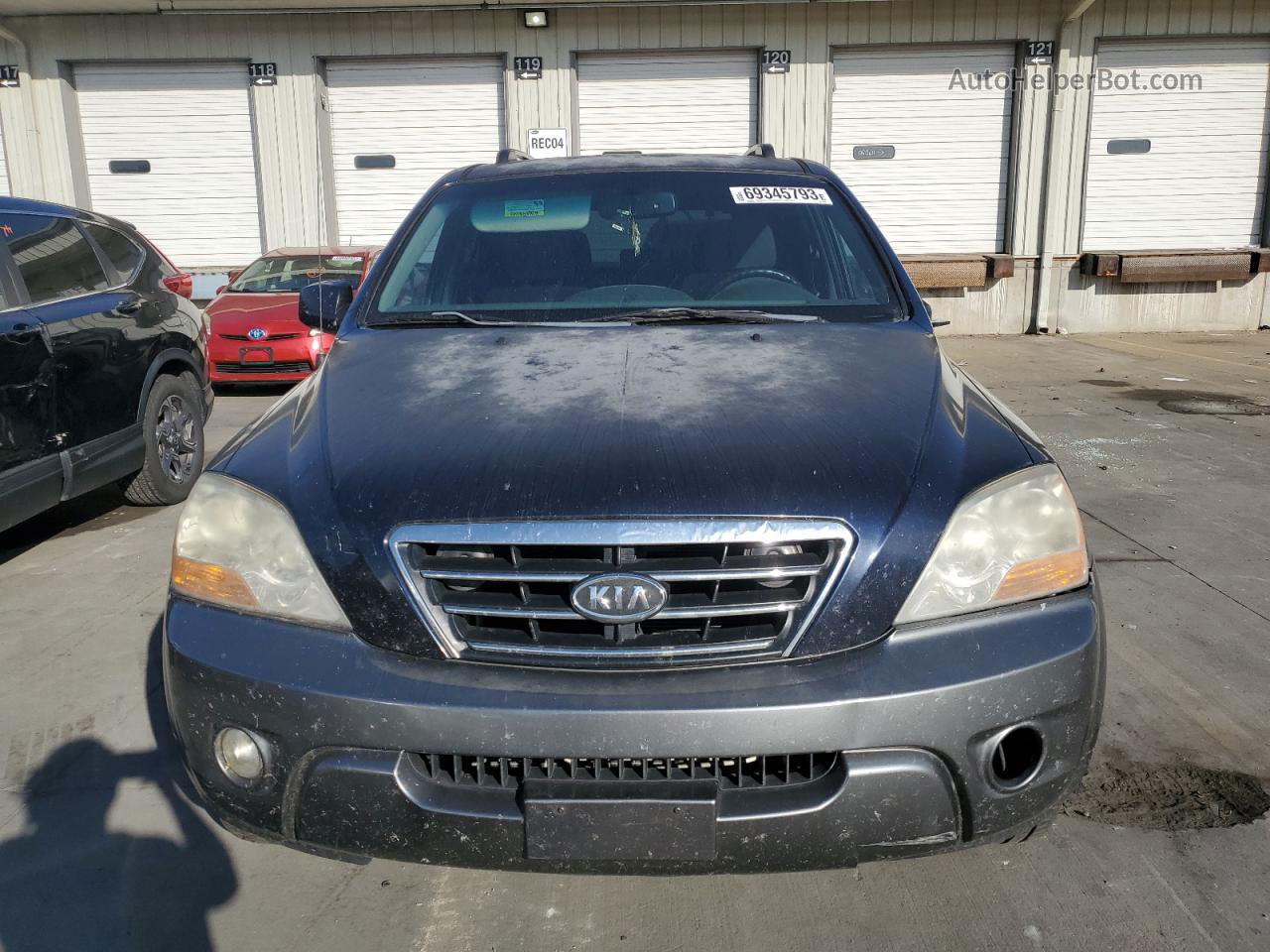 2008 Kia Sorento Ex Blue vin: KNDJD736685847685