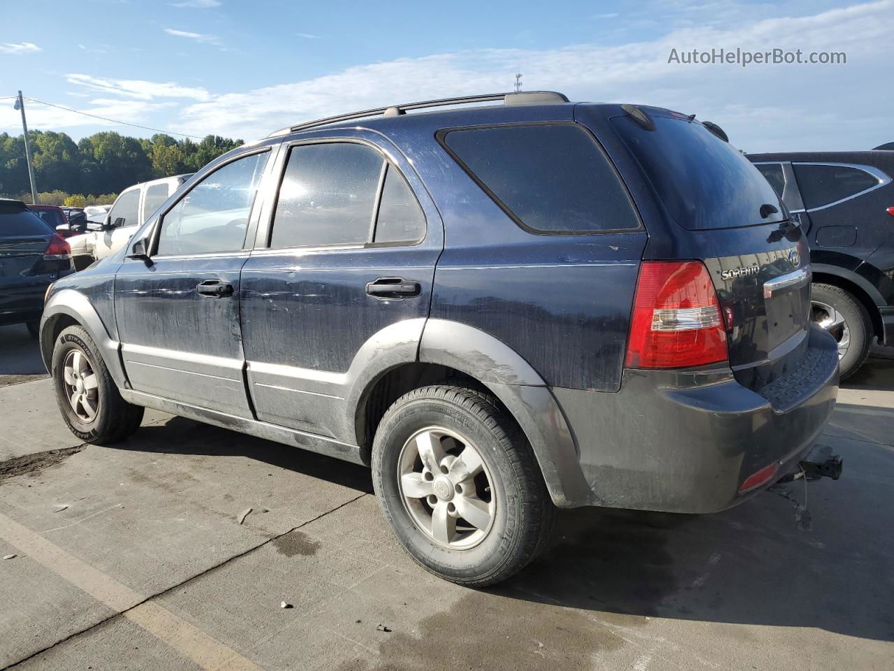 2008 Kia Sorento Ex Blue vin: KNDJD736685847685