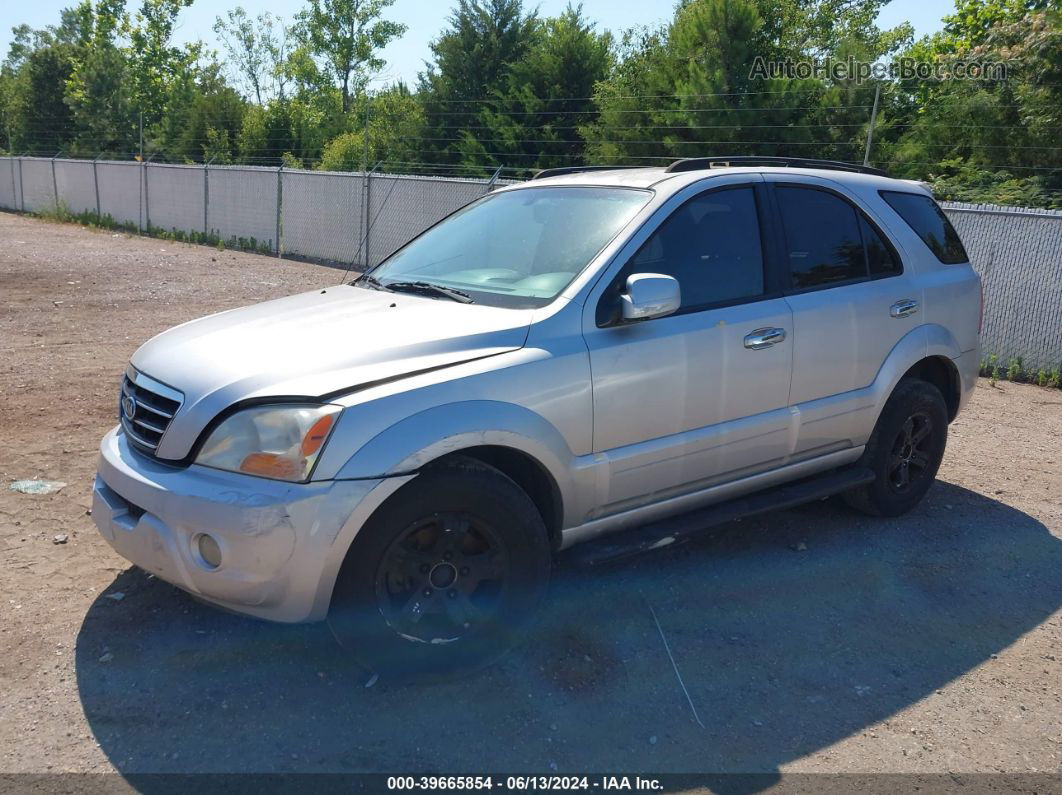 2008 Kia Sorento Ex Silver vin: KNDJD736785798173