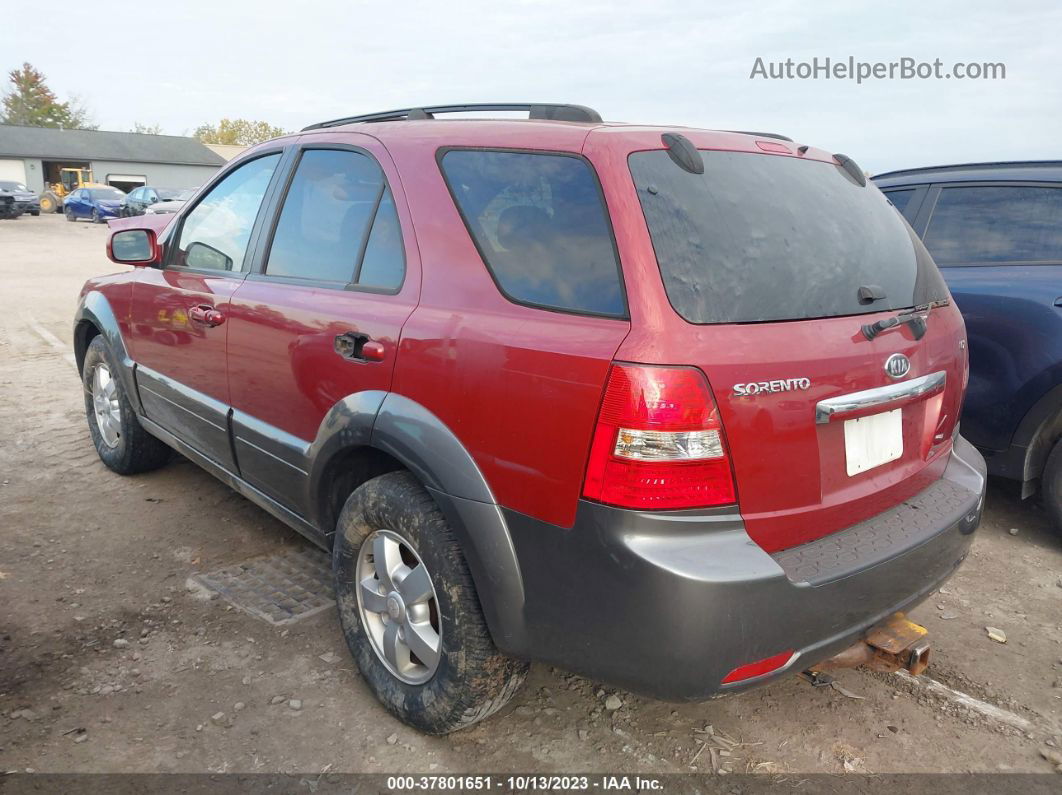 2008 Kia Sorento Ex Red vin: KNDJD736885832766