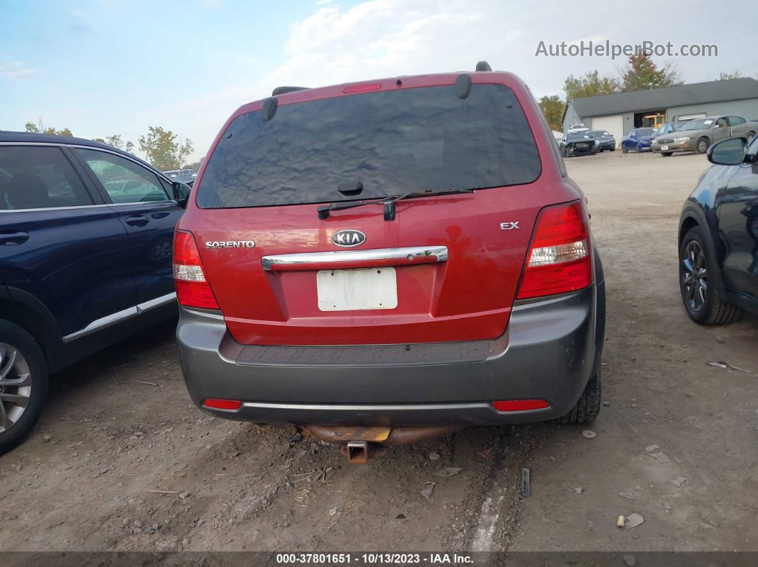 2008 Kia Sorento Ex Красный vin: KNDJD736885832766