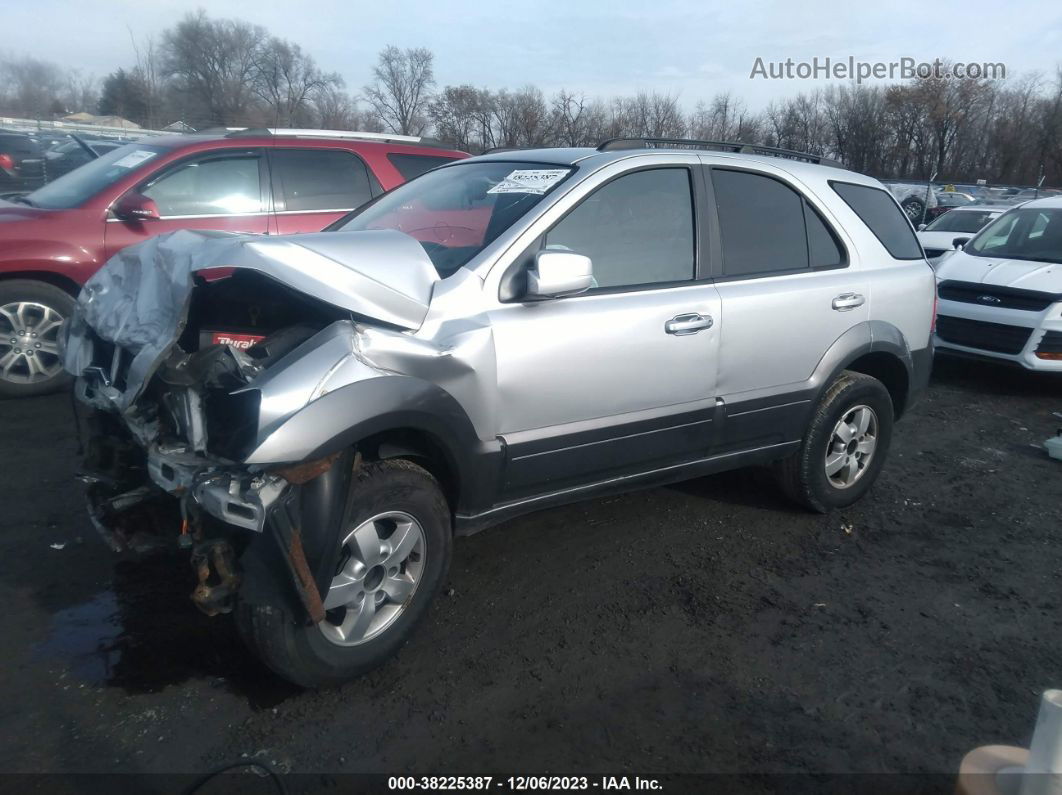 2008 Kia Sorento Ex Silver vin: KNDJD736885856047