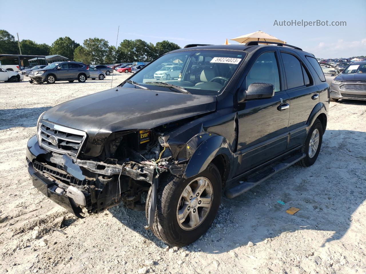 2008 Kia Sorento Ex Black vin: KNDJD736985766888