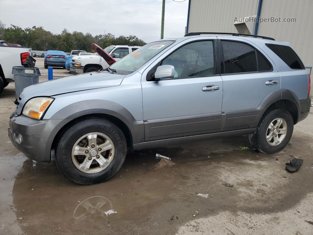 2008 Kia Sorento Ex Синий vin: KNDJD736X85763188