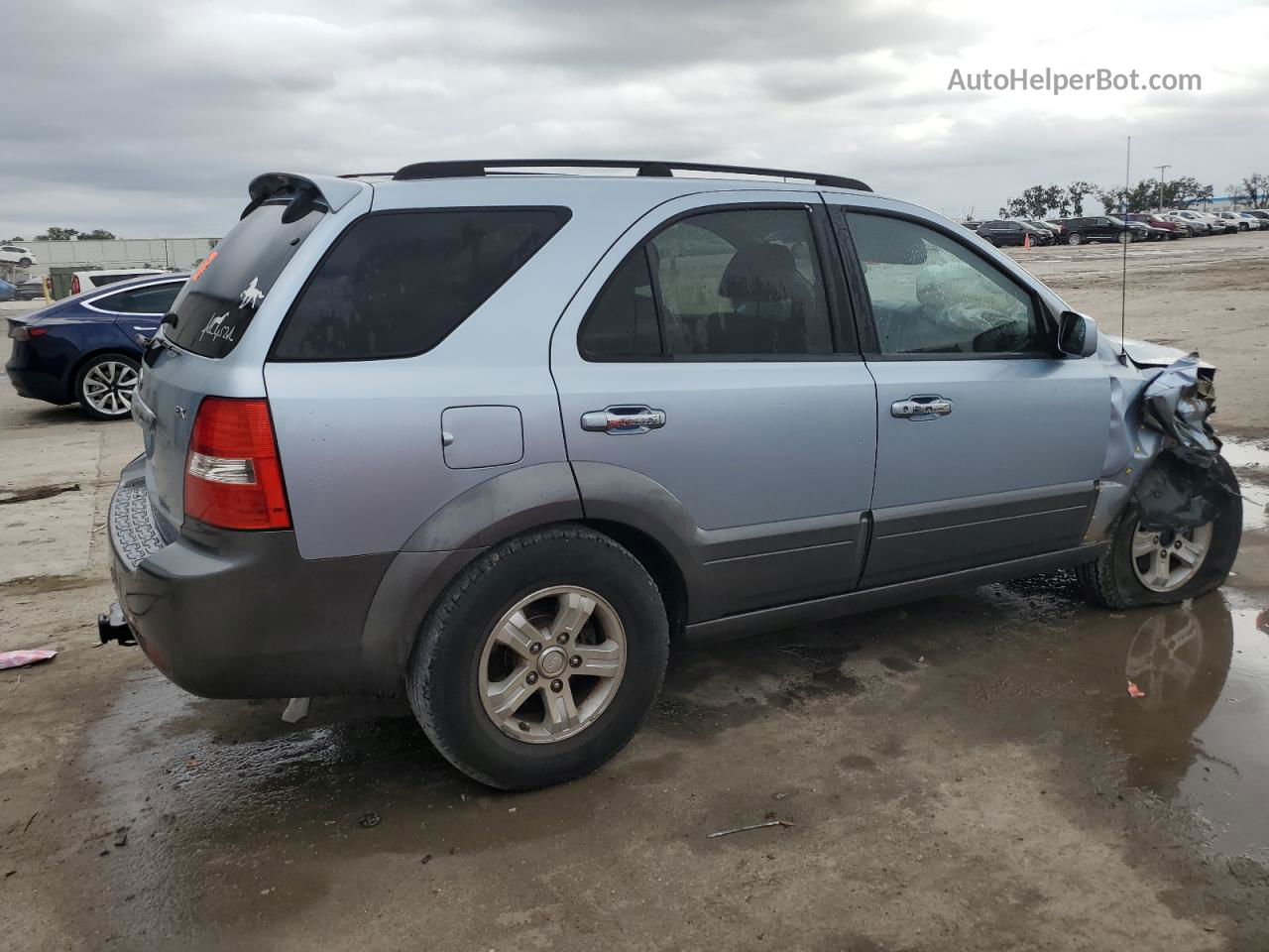 2008 Kia Sorento Ex Blue vin: KNDJD736X85763188