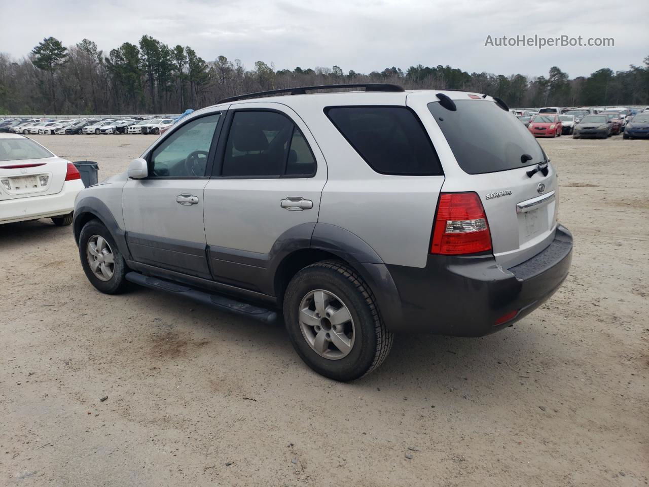 2008 Kia Sorento Ex Silver vin: KNDJD736X85830467