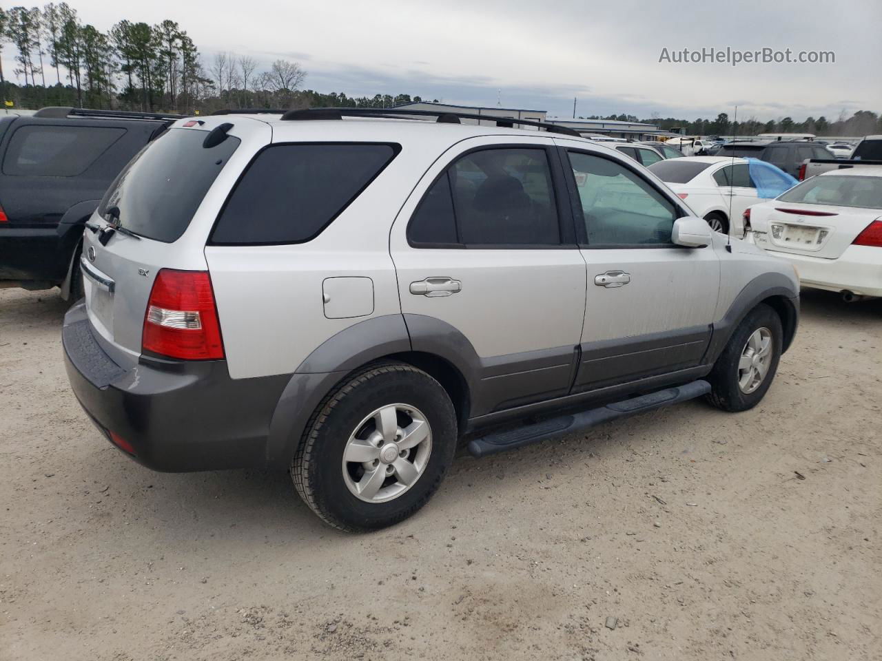 2008 Kia Sorento Ex Silver vin: KNDJD736X85830467