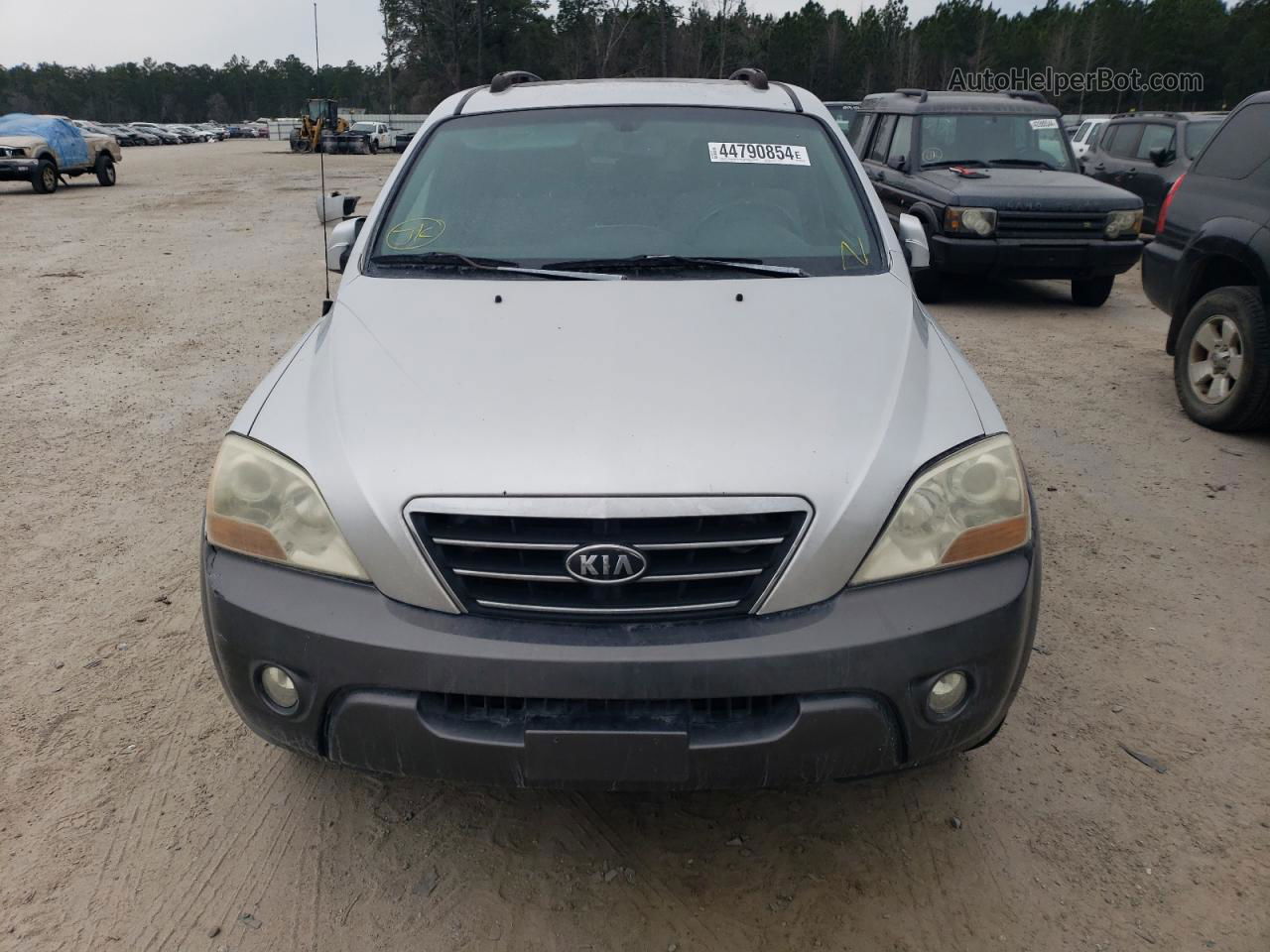 2008 Kia Sorento Ex Silver vin: KNDJD736X85830467