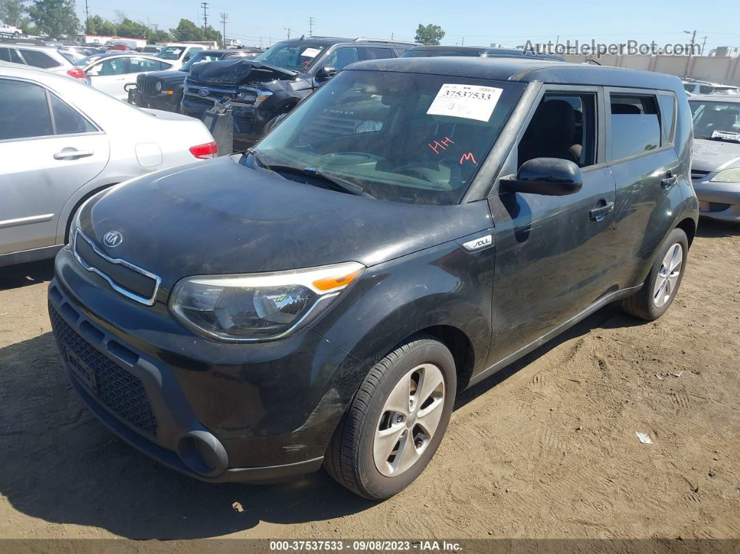 2016 Kia Soul ! Черный vin: KNDJN2A20G7270963