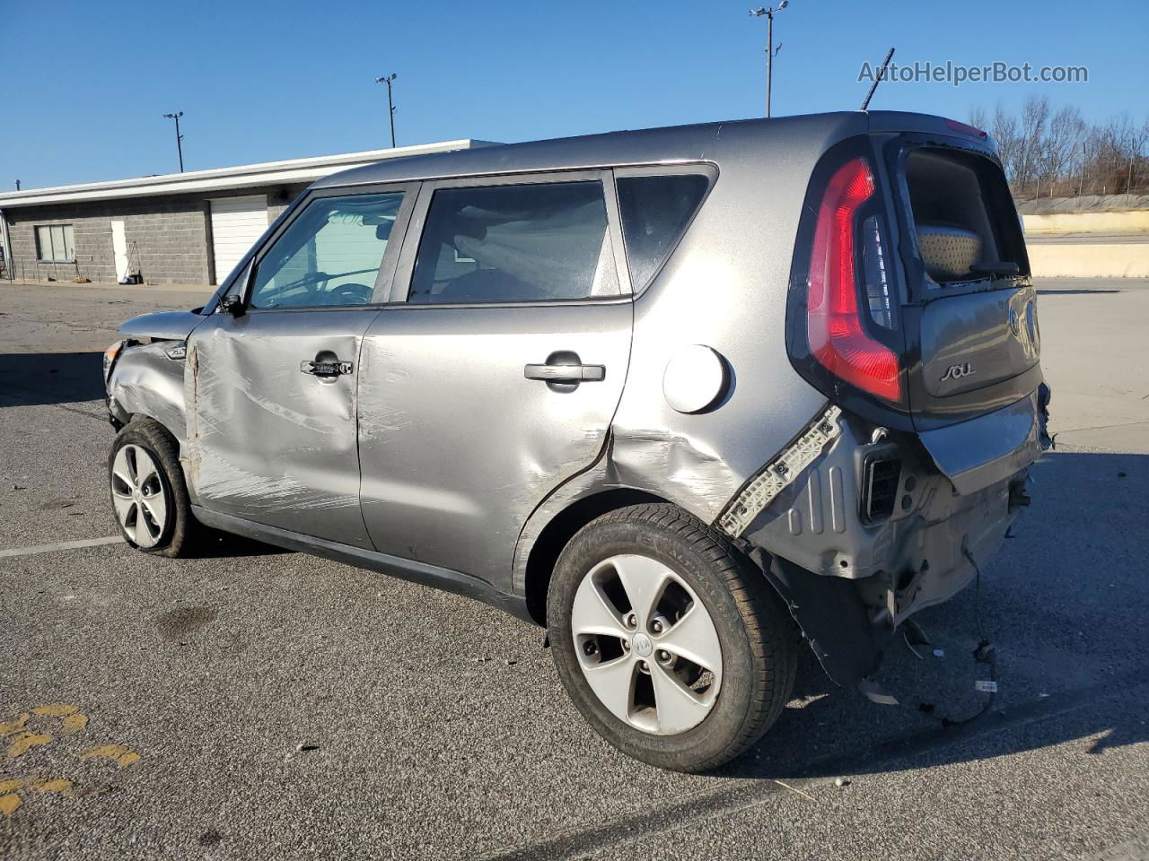 2016 Kia Soul  Gray vin: KNDJN2A20G7284068