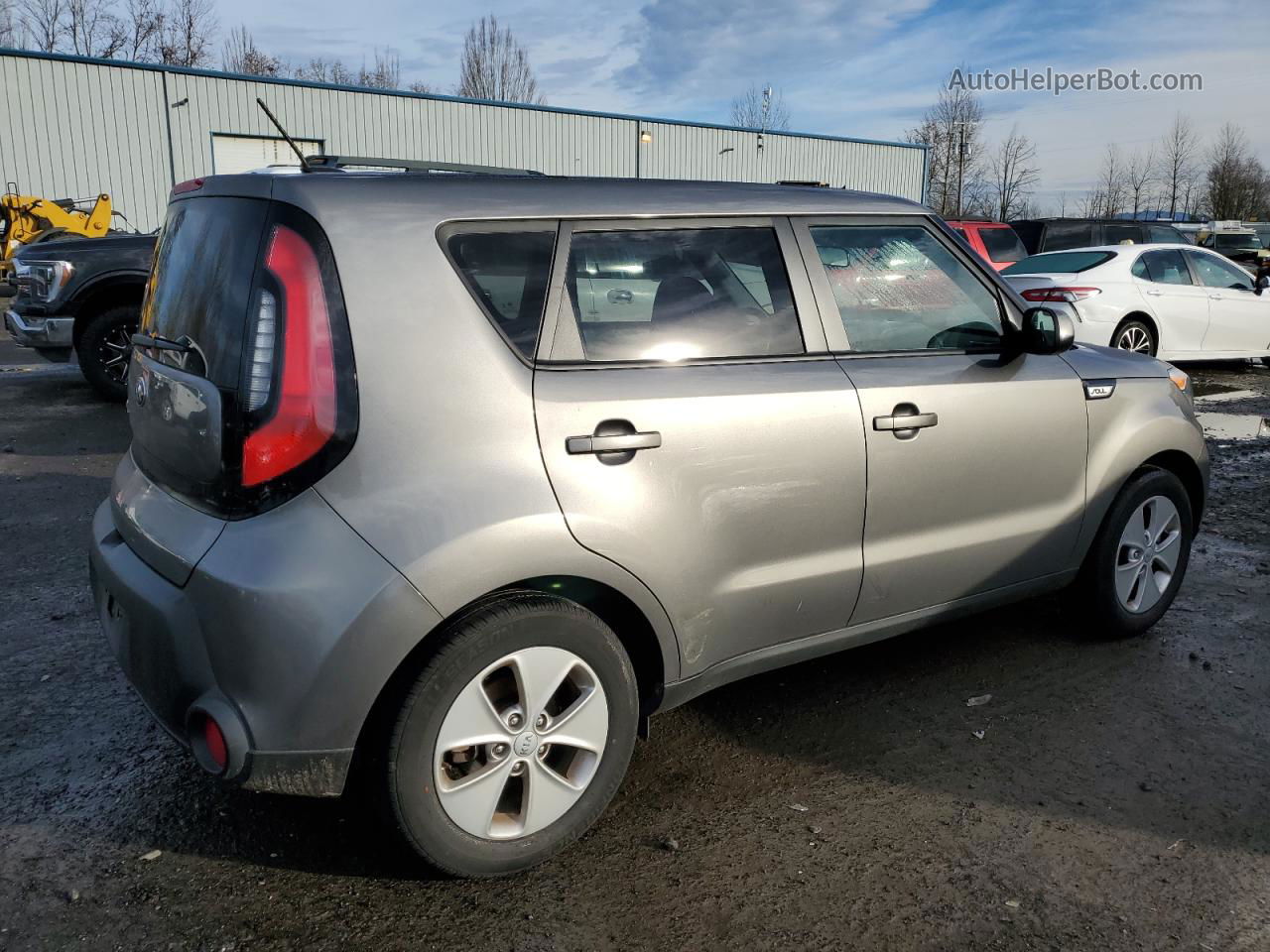 2016 Kia Soul  Gray vin: KNDJN2A20G7292896