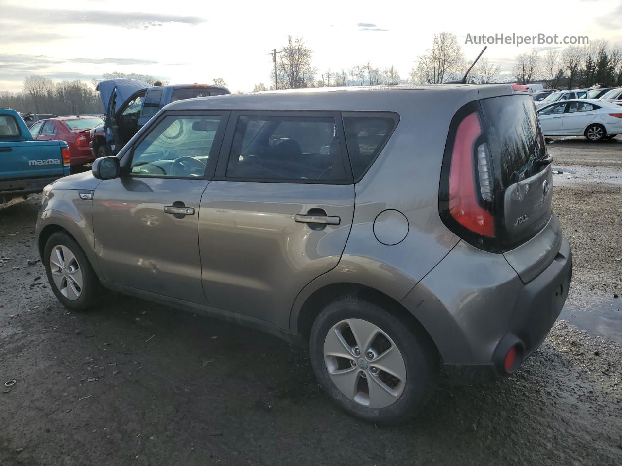 2016 Kia Soul  Gray vin: KNDJN2A20G7292896