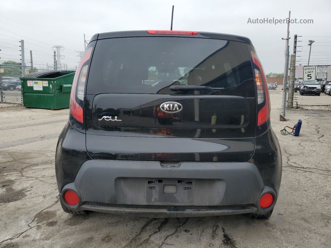 2016 Kia Soul  Черный vin: KNDJN2A20G7315996