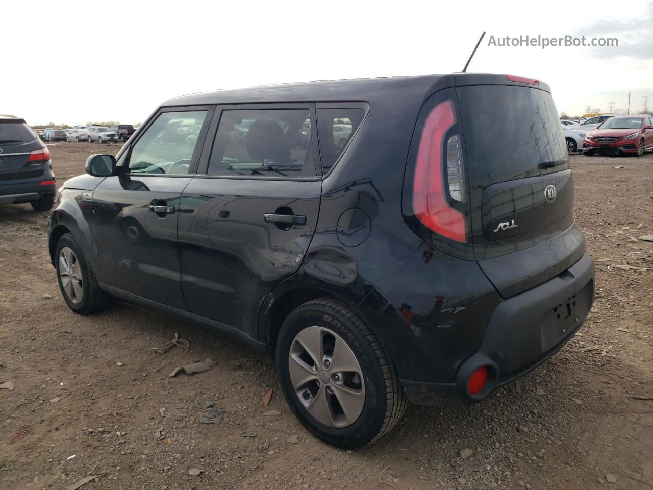 2016 Kia Soul  Черный vin: KNDJN2A20G7315996