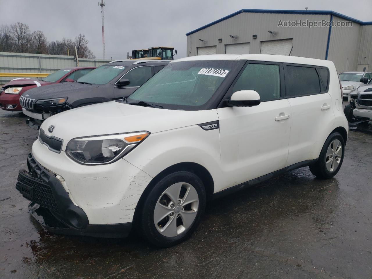 2016 Kia Soul  White vin: KNDJN2A20G7325105