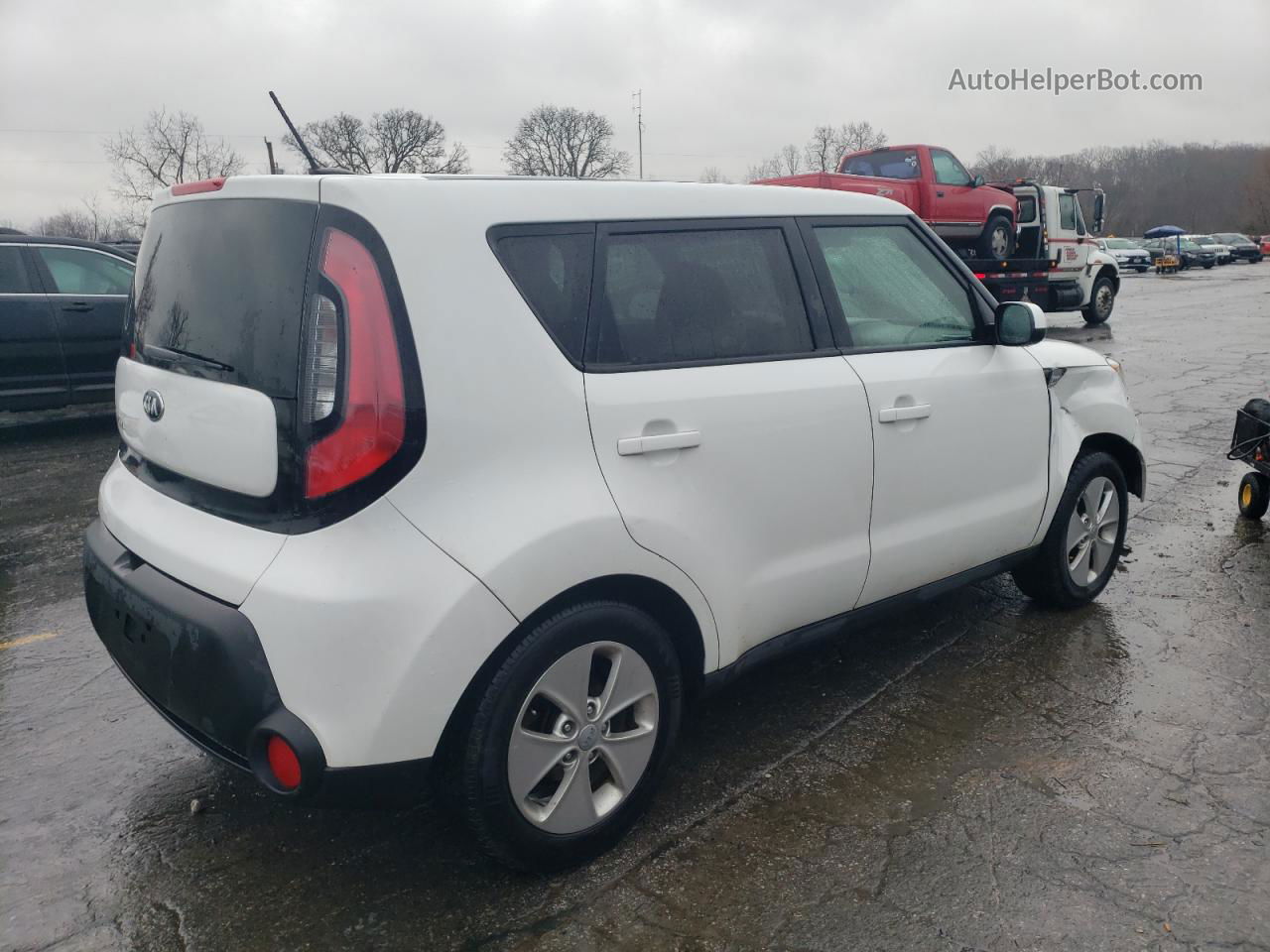 2016 Kia Soul  White vin: KNDJN2A20G7325105