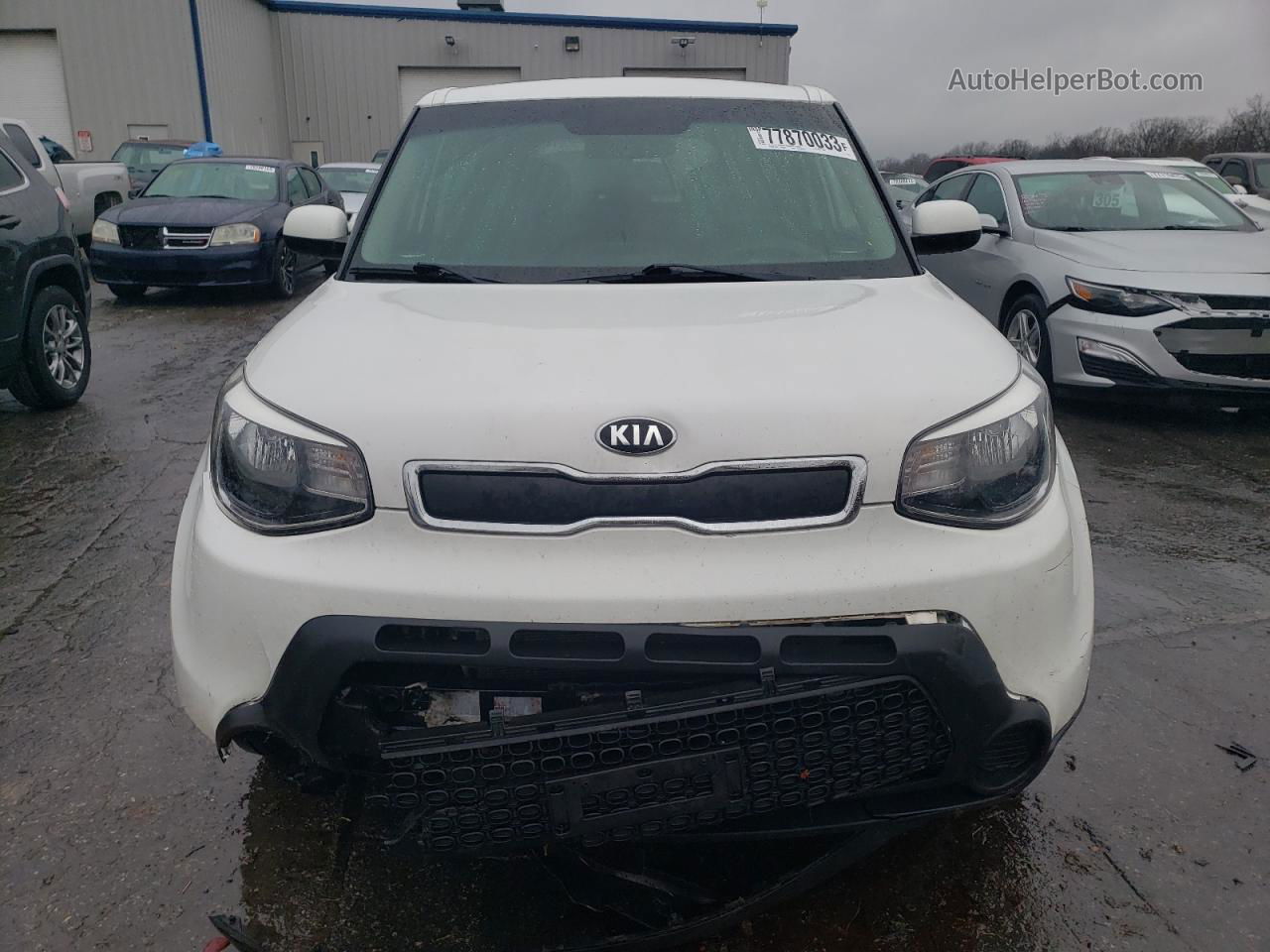 2016 Kia Soul  White vin: KNDJN2A20G7325105