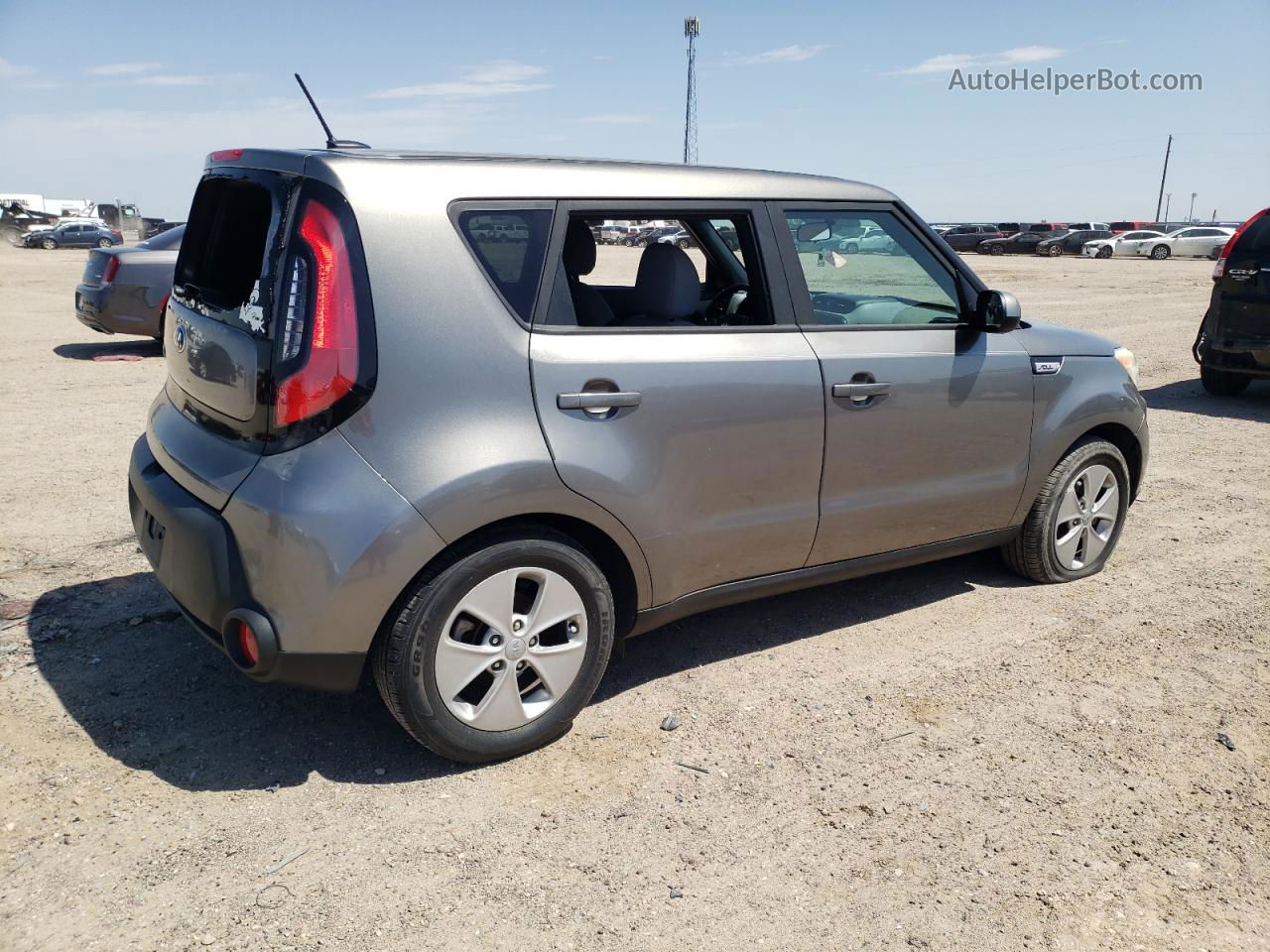 2016 Kia Soul  Gray vin: KNDJN2A20G7339702