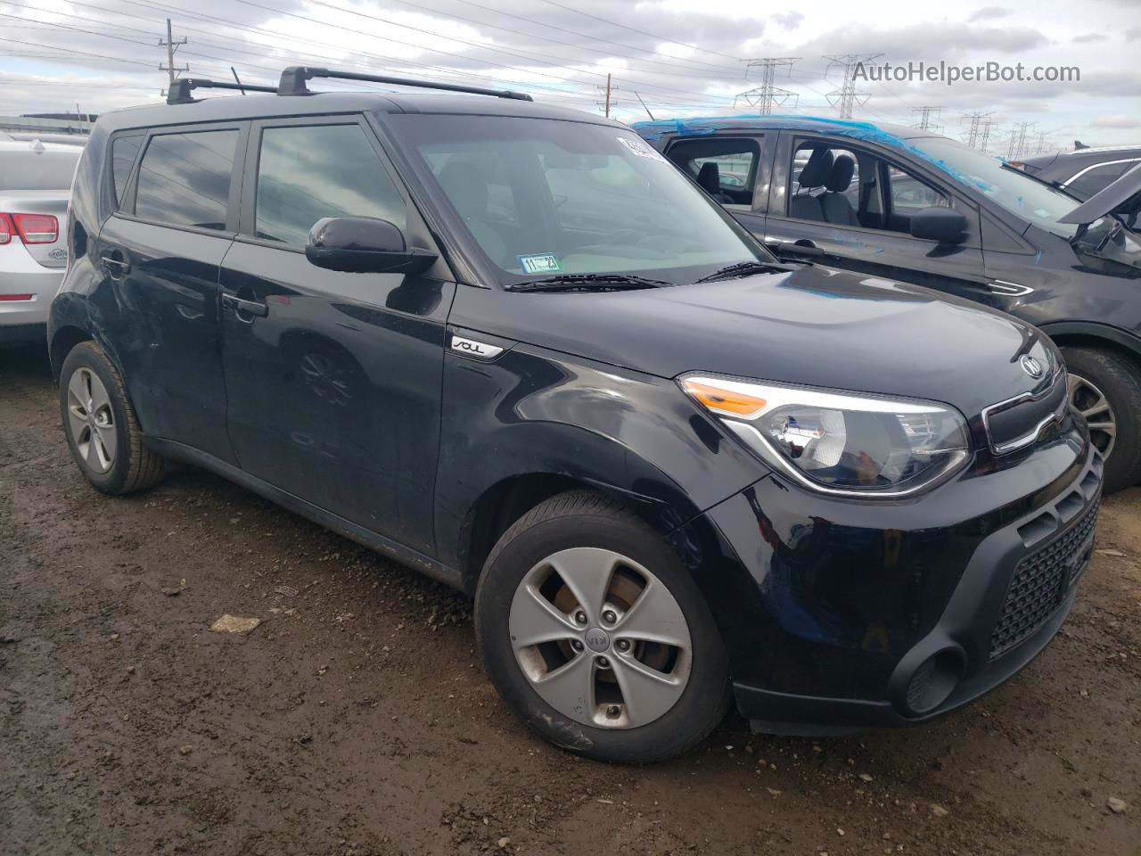 2016 Kia Soul  Черный vin: KNDJN2A20G7361666