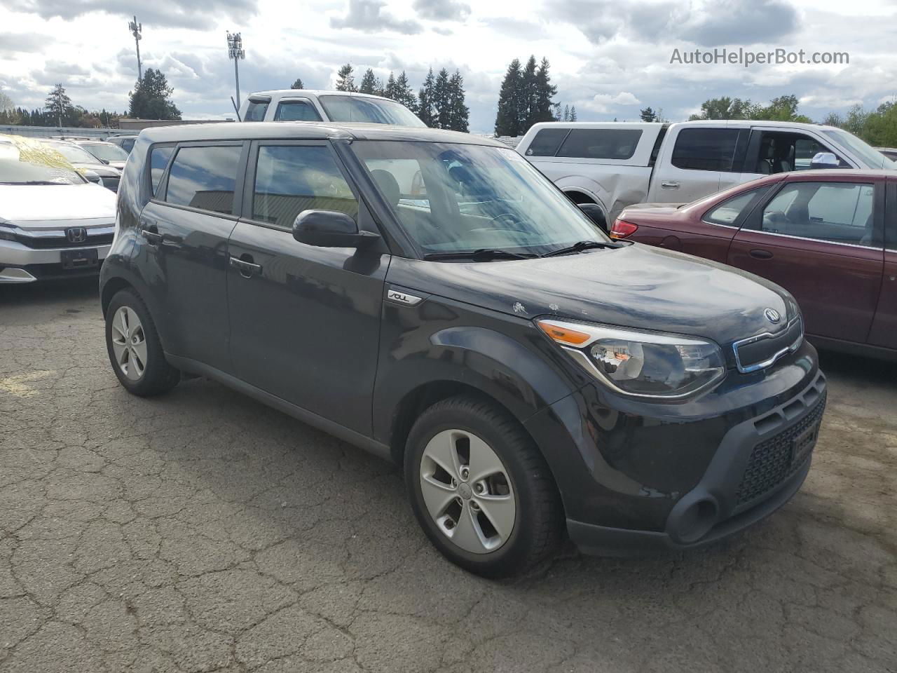 2016 Kia Soul  Black vin: KNDJN2A20G7363241