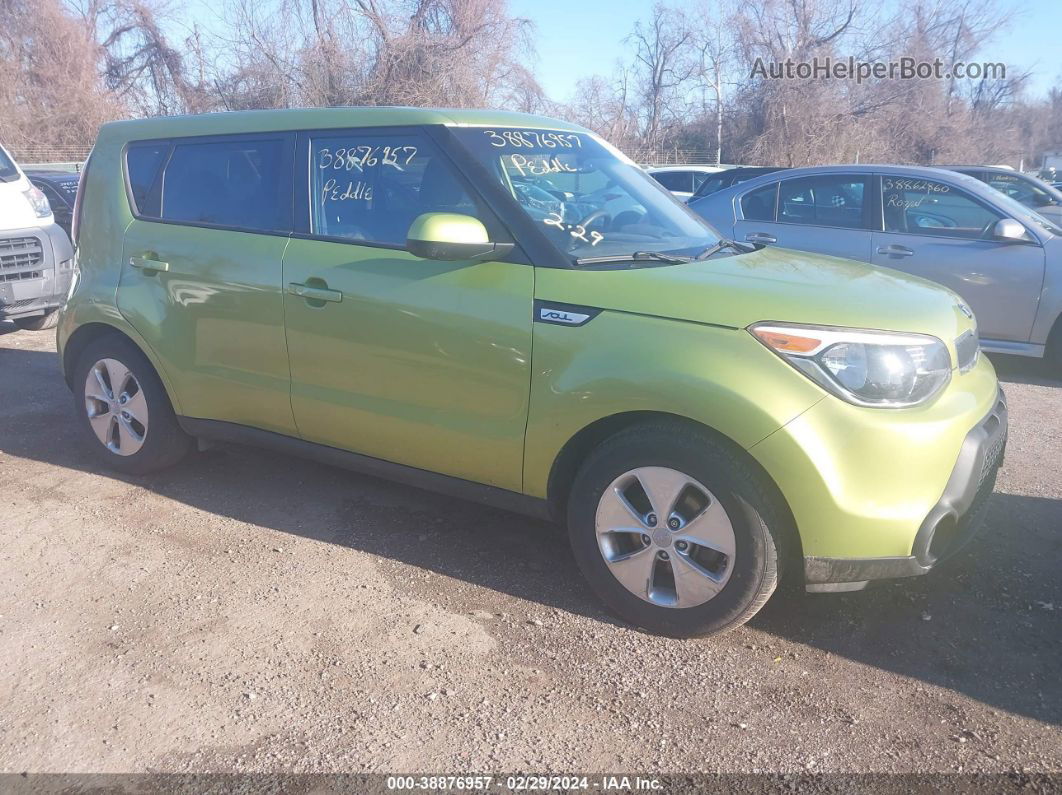 2016 Kia Soul   Green vin: KNDJN2A20G7821814