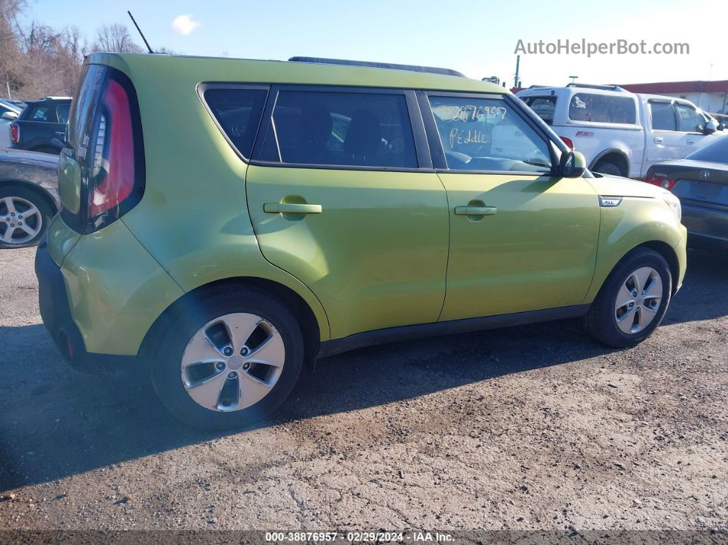 2016 Kia Soul   Green vin: KNDJN2A20G7821814