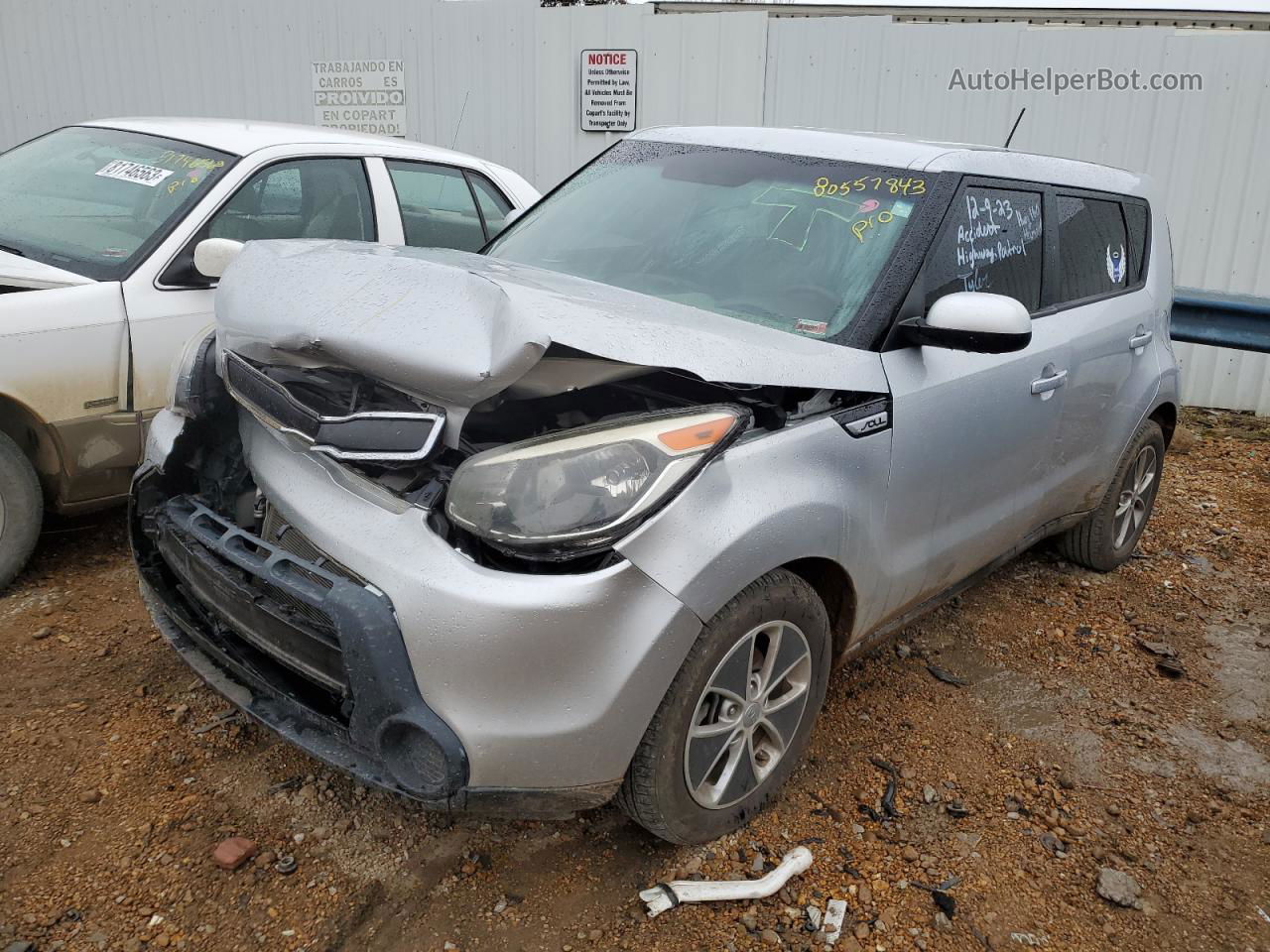 2016 Kia Soul  Gray vin: KNDJN2A20G7824227