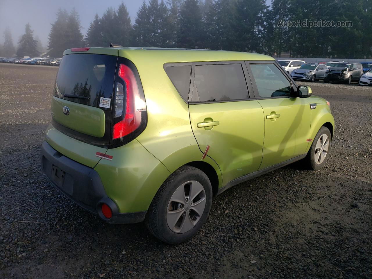 2016 Kia Soul  Зеленый vin: KNDJN2A20G7844638