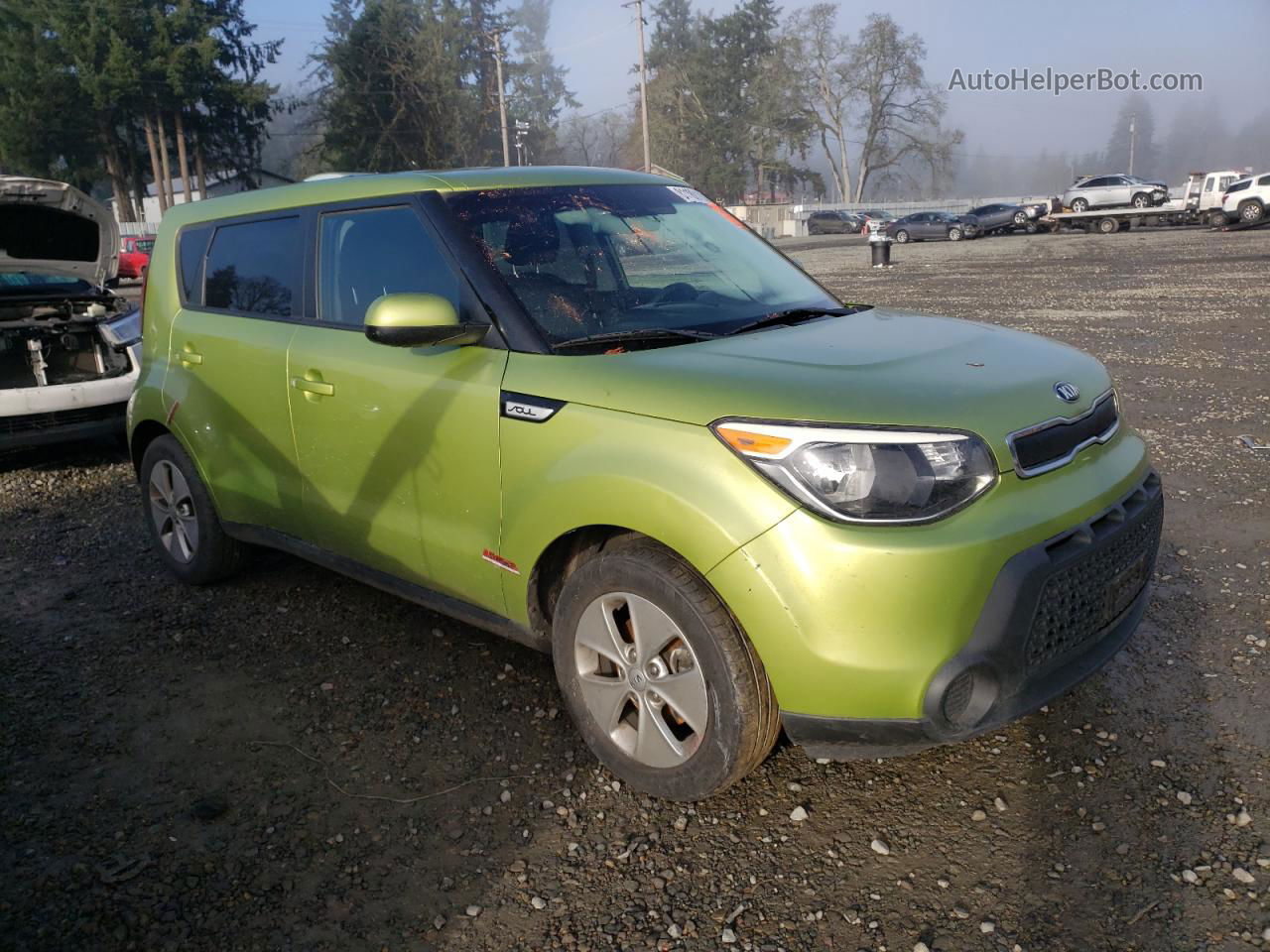 2016 Kia Soul  Green vin: KNDJN2A20G7844638