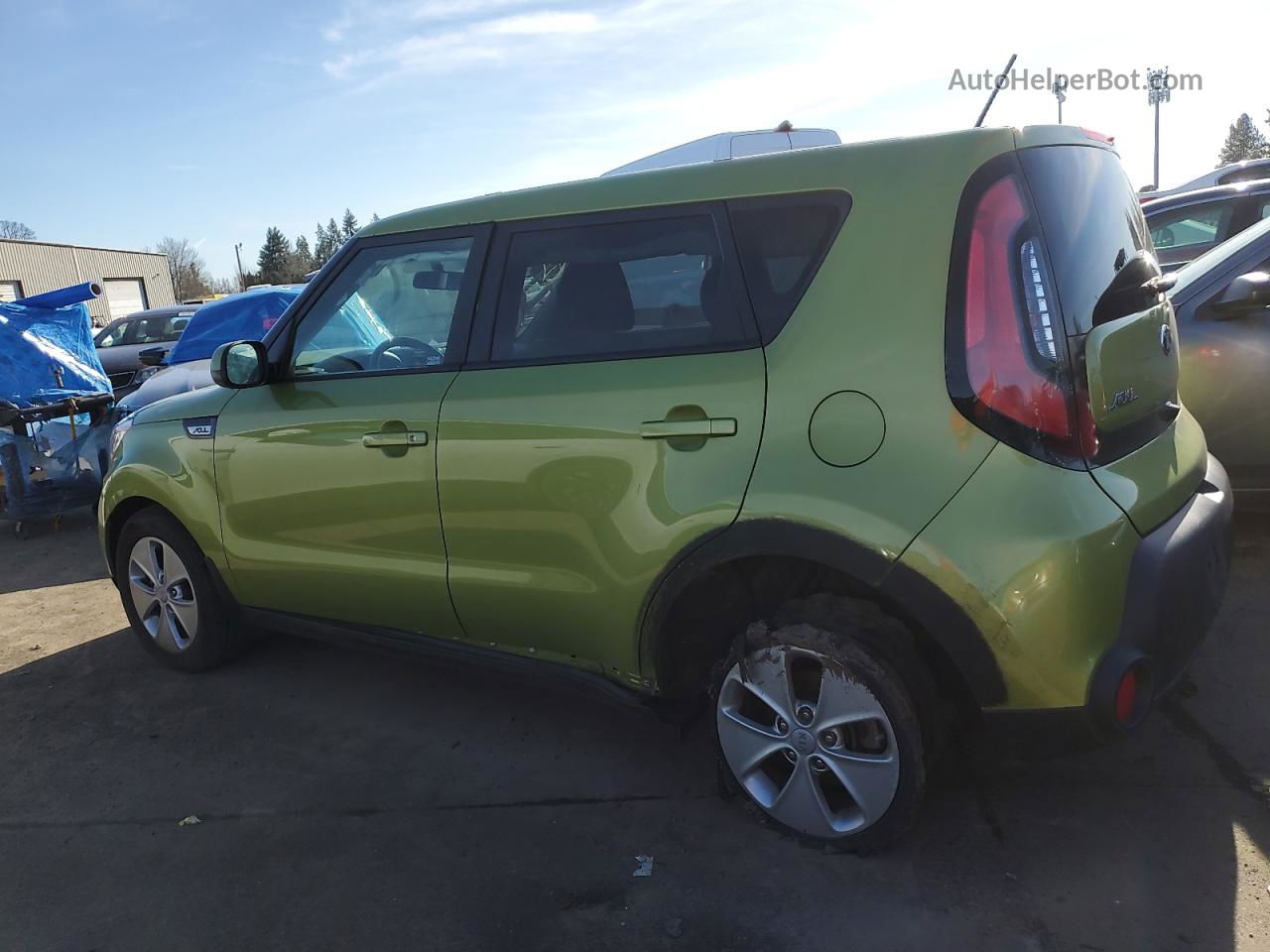 2016 Kia Soul  Green vin: KNDJN2A20G7861276