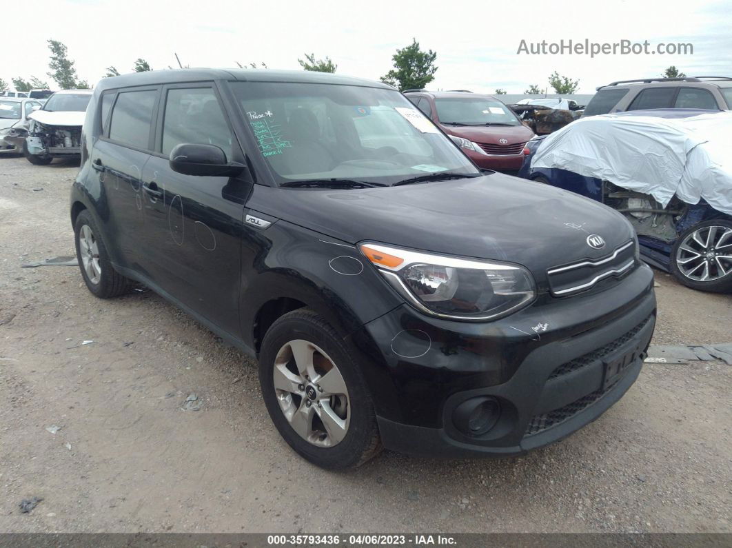 2019 Kia Soul Base Черный vin: KNDJN2A20K7679019