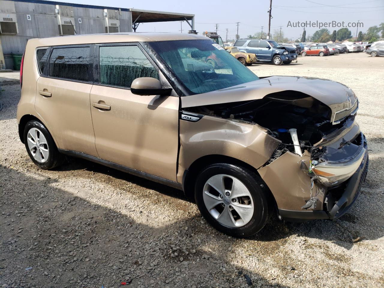 2016 Kia Soul  Brown vin: KNDJN2A21G7244596