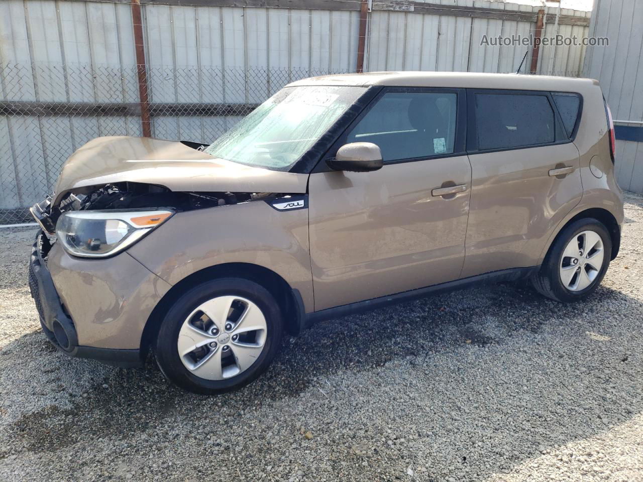 2016 Kia Soul  Brown vin: KNDJN2A21G7244596