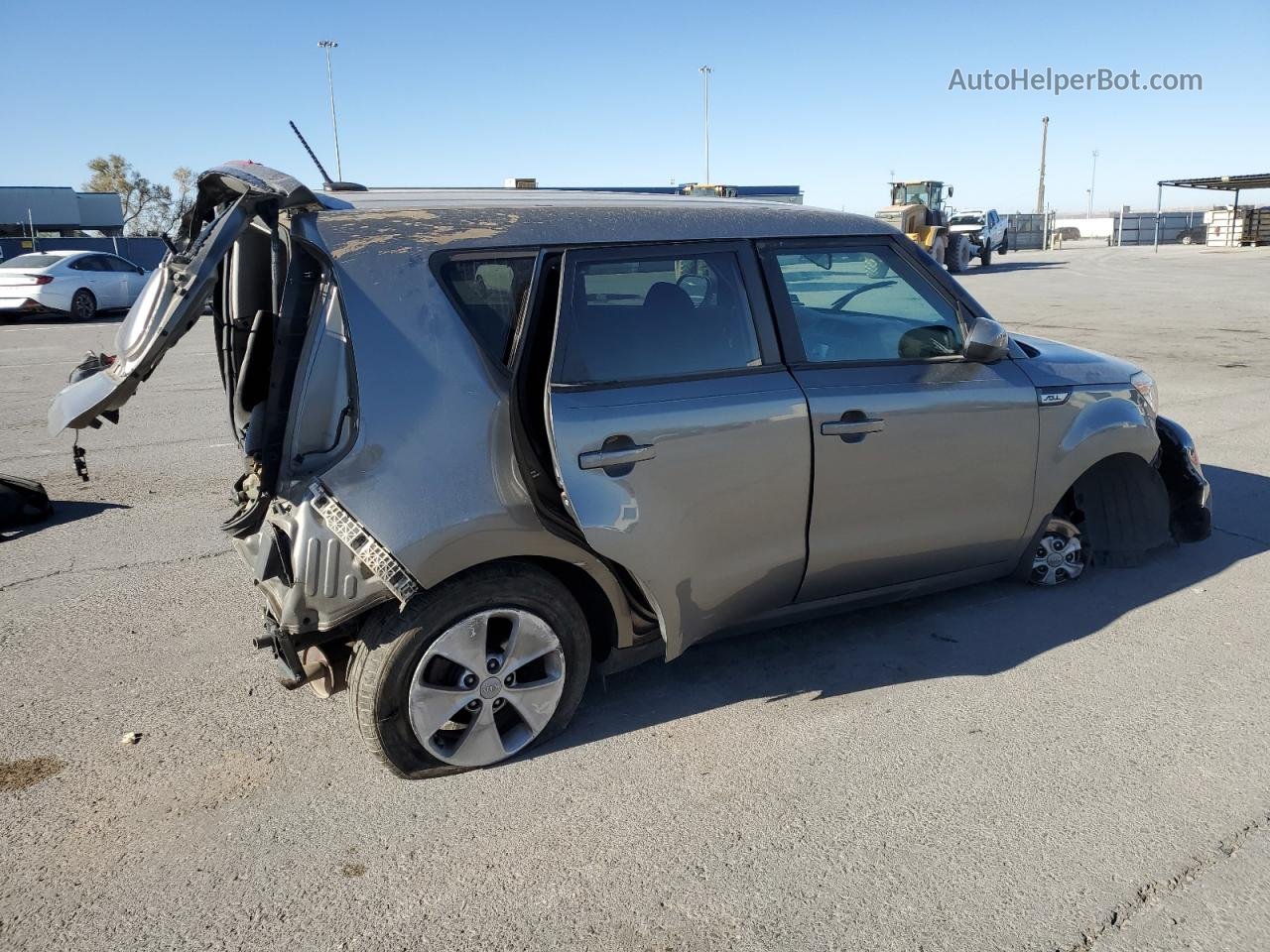 2016 Kia Soul  Gray vin: KNDJN2A21G7261740