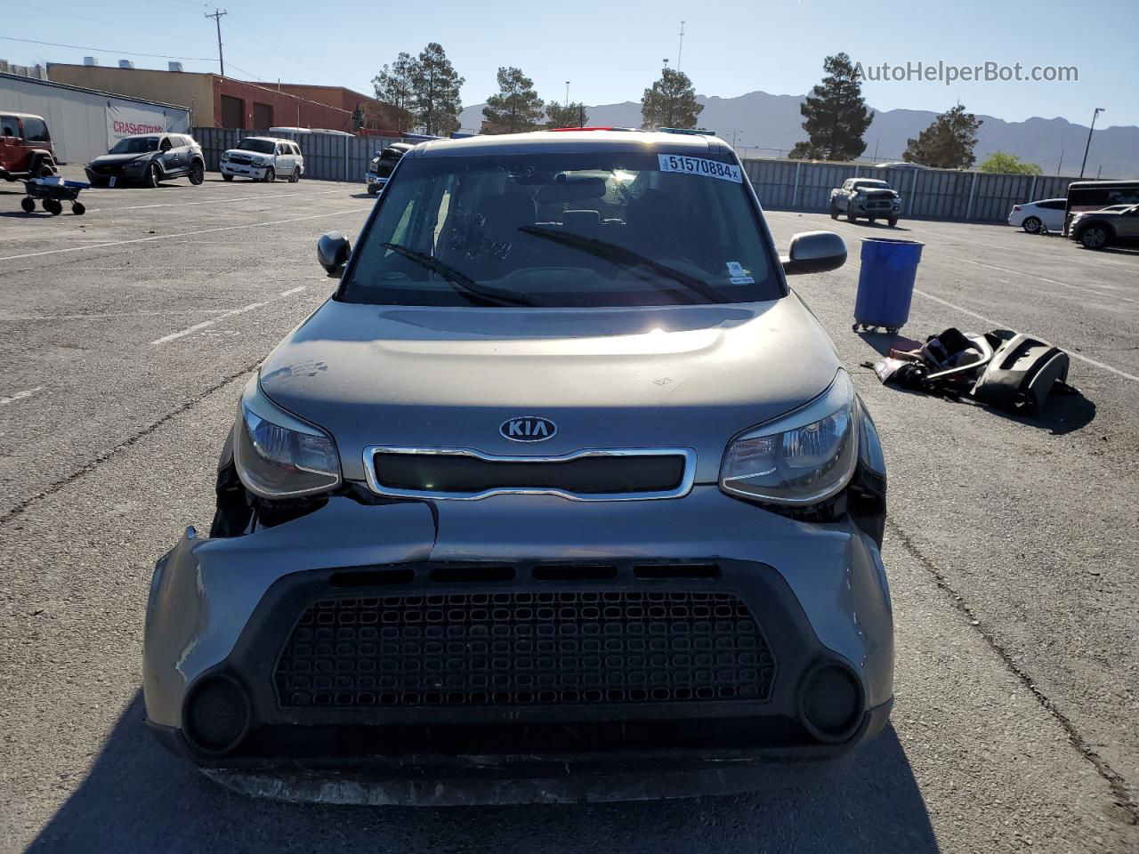 2016 Kia Soul  Gray vin: KNDJN2A21G7261740