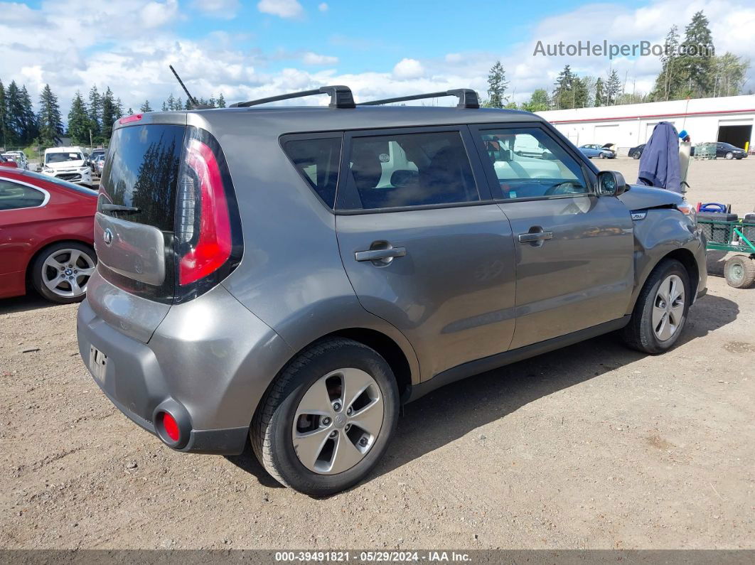 2016 Kia Soul   Gray vin: KNDJN2A21G7262127