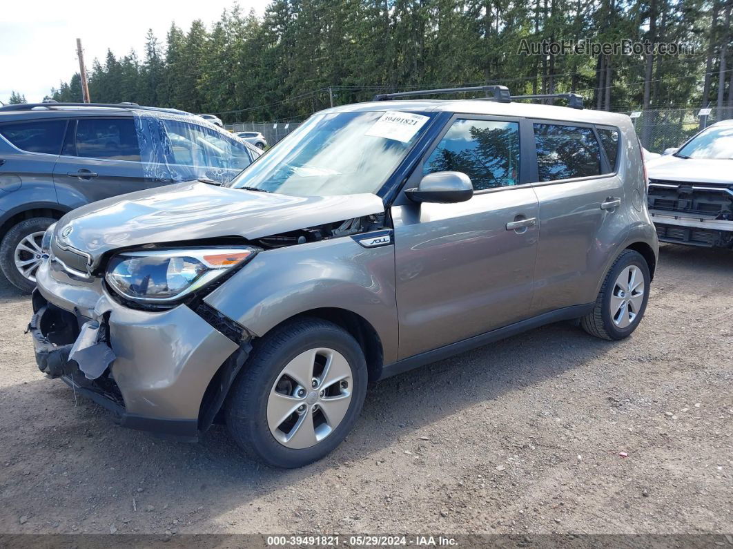 2016 Kia Soul   Gray vin: KNDJN2A21G7262127