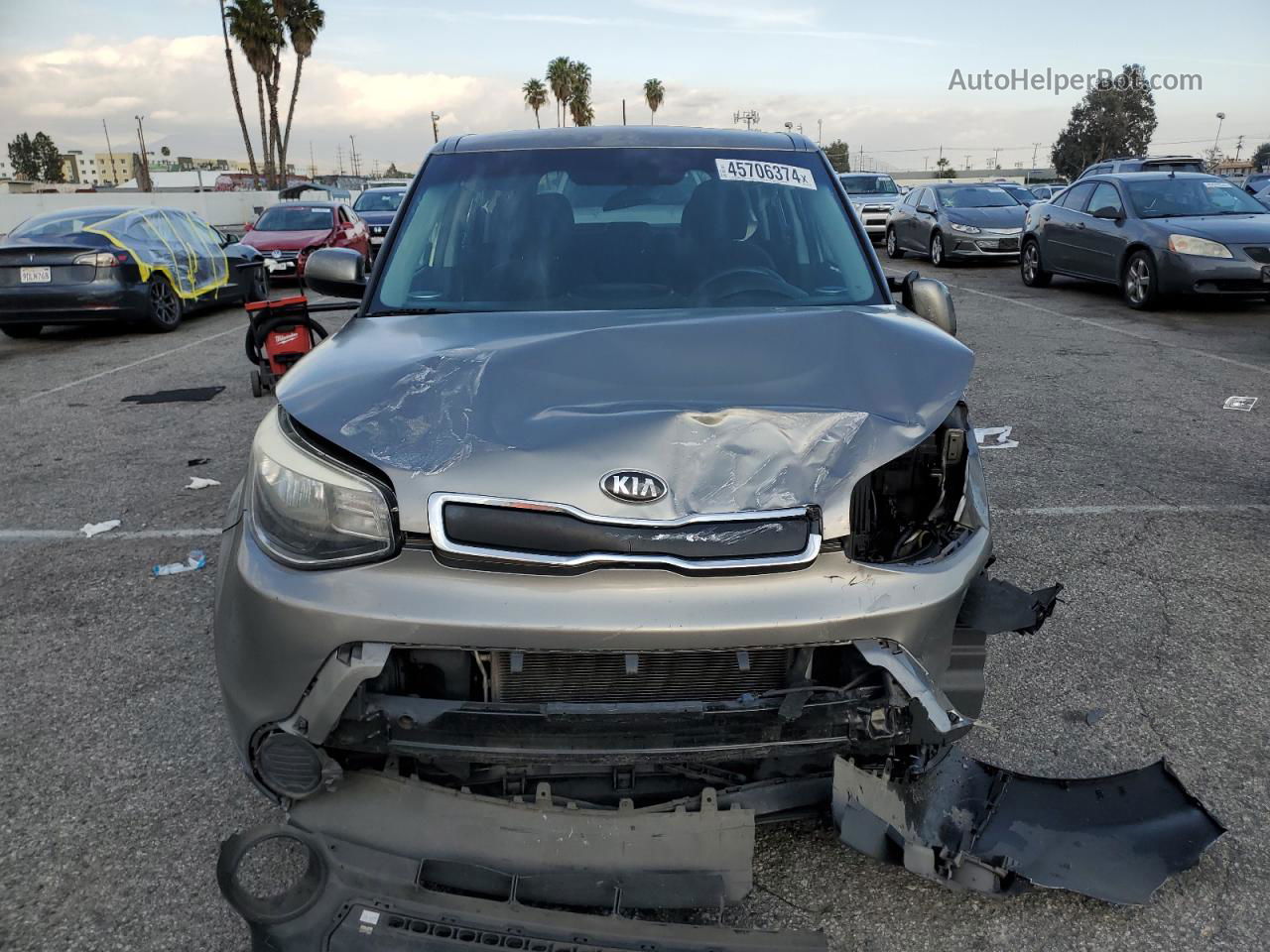 2016 Kia Soul  Gray vin: KNDJN2A21G7263679