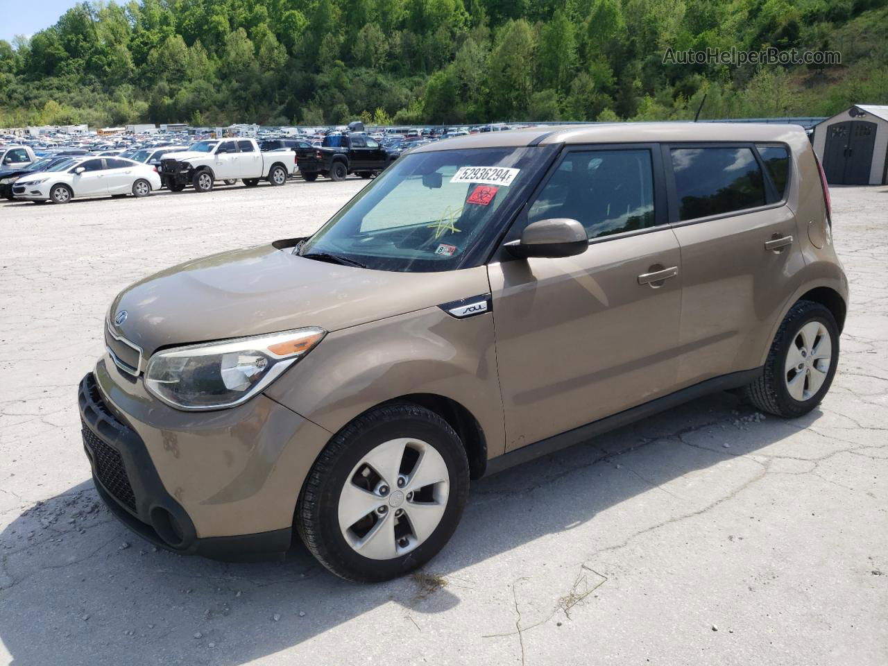 2016 Kia Soul  Brown vin: KNDJN2A21G7267943