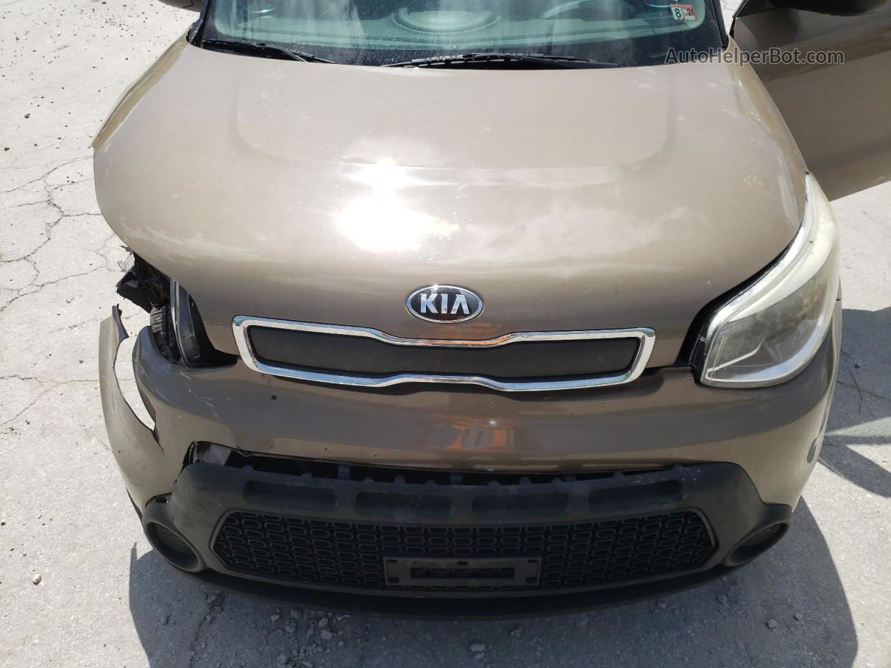 2016 Kia Soul  Brown vin: KNDJN2A21G7267943