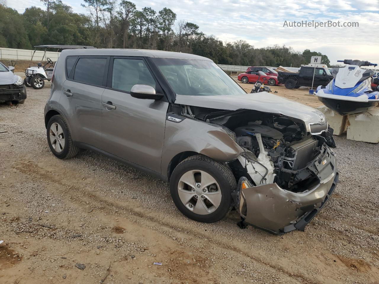 2016 Kia Soul  Beige vin: KNDJN2A21G7268090