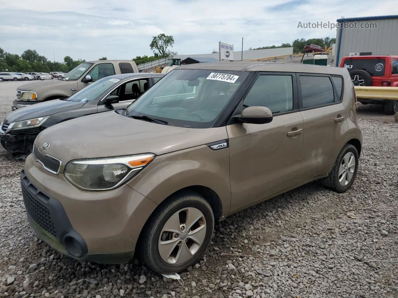 2016 Kia Soul  Brown vin: KNDJN2A21G7301766