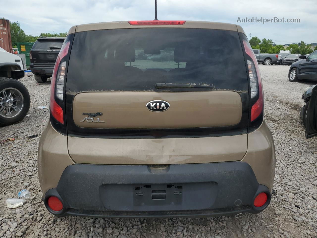 2016 Kia Soul  Brown vin: KNDJN2A21G7301766