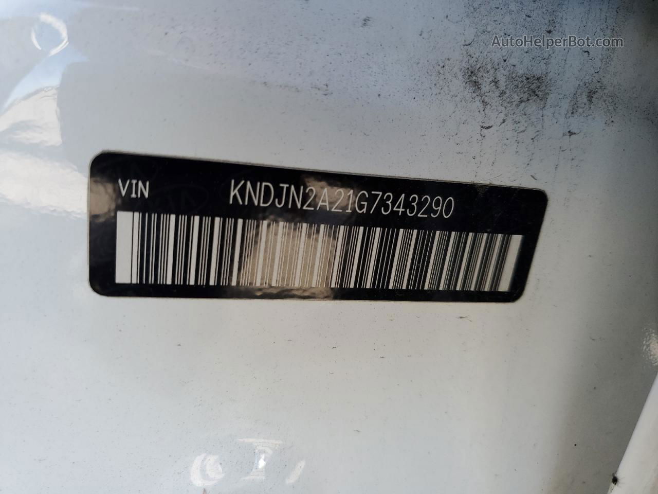 2016 Kia Soul  Белый vin: KNDJN2A21G7343290