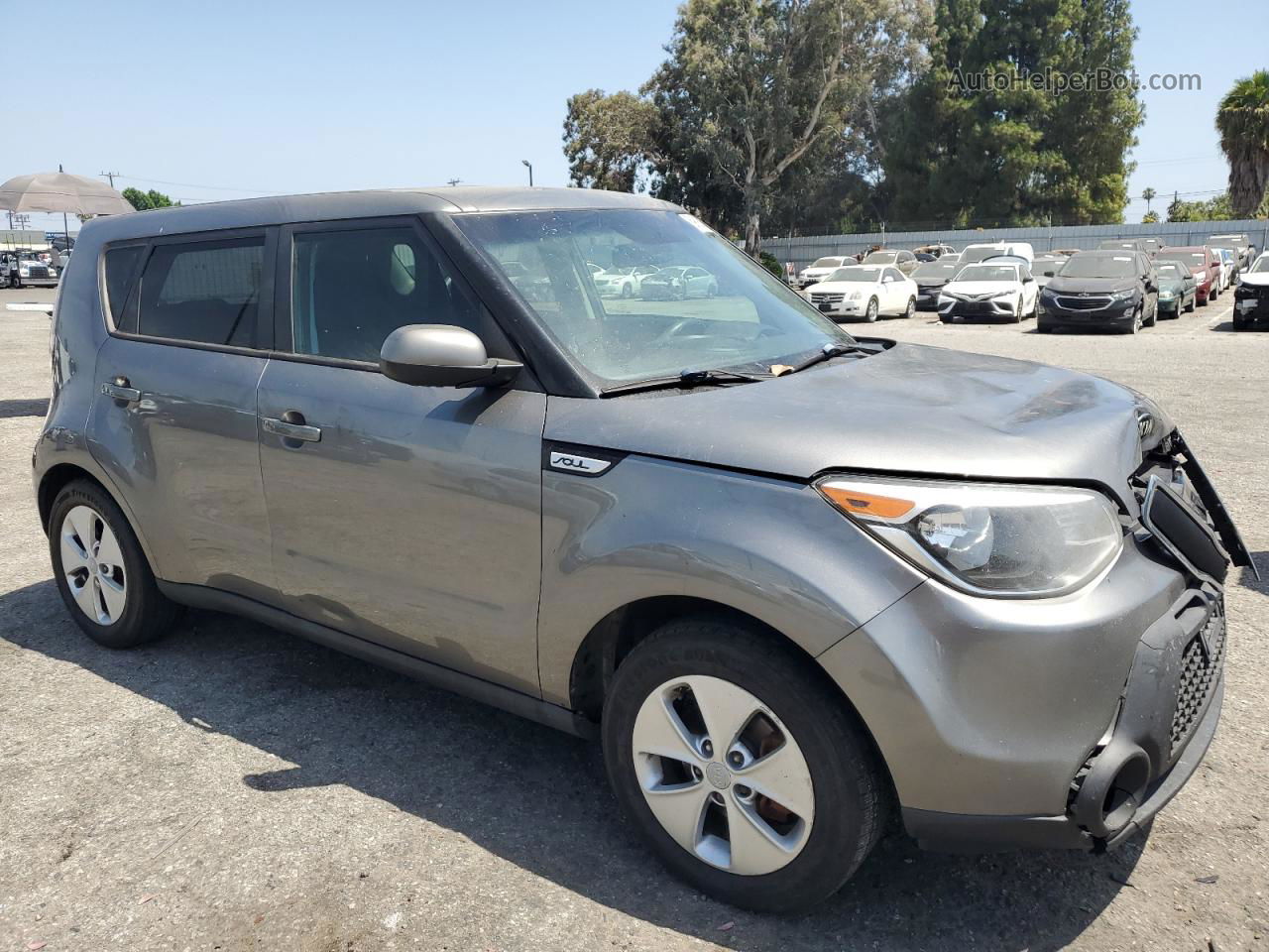 2016 Kia Soul  Gray vin: KNDJN2A21G7392845